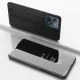 Atverčiamasis dėklas Realme C31 Clear View Case, juodas