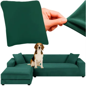 Ruhhy 00026032 Elastic Sofa Cover 145-185 cm, Green