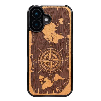 Bewood Wooden Case for iPhone 16 MERBAU WINDOW ROSE