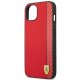 Ferrari dėklas dėklas iPhone 14 Plus telefonui, raudonas