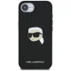 Karl Lagerfeld Monogram Karl Head Pin dėklas skirtas iPhone 16e, juodas