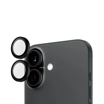 Kameros apsauginis stiklas Panzerglass Hoops Black iPhone 16 / 16 Plus