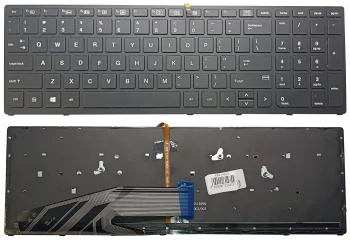 HP ZBook 15 G3, G4, 17 G3, G4 Keyboard with Backlight (US)