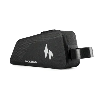 Rockbros AS-151 RideMate Waterproof Top Tube Bag, 1L, Black