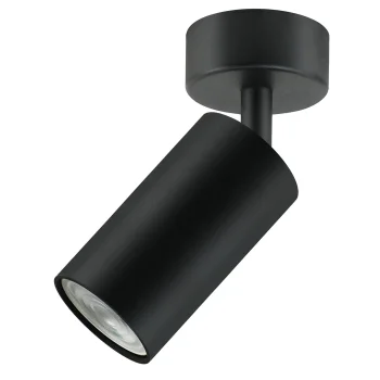 Maclean MCE451 B Wall/Ceiling Spotlight, GU10, Aluminum, Matte Black