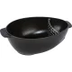 Ovalus ketaus puodas midijoms Staub 25 cm, 2 l, juodas