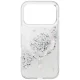 Uniq Coehl Crystelle Magnetic Charging dėklas iPhone 17 Pro Max, sidabrinis
