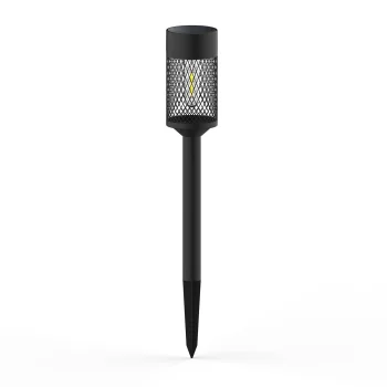 Saulės energija įkraunamas LED sodo šviestuvas Forever Light SUNARI FLS-15, juodas