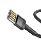 USB to Lightning Cable Baseus Cafule 2m 1.5A Gray/Black