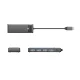USB šakotuvas Orico PAPW4A-C3, 4x USB-A 3.0, juodas