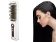 Electric Cordless Hair Straightening Brush, White