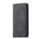 Atverčiamas dėklas Samsung Galaxy S23+ Magnet Fancy Case su piniginės ir stovo funkcija, juodas