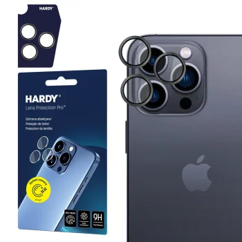 Apple iPhone 16 Pro /16 Pro Max - HARDY Lens Protection Pro Titanium Gray
