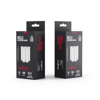 Maxlife Thermal Printer Paper Roll Set (5 pcs, 3 m)