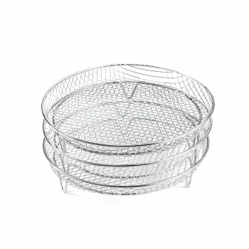 Apvalios karšto oro gruzdintuvės grotelės, 3 lygiai, 20.5 cm
