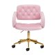 Kosmetologinė kėdė 4Rico QS-OF213G Velvet, rožinė