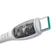 Joyroom S-A59 Vibrant Series USB-A į USB-C laidas 3A 1.2m, baltas