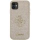 Guess dėklas iPhone 11 / XR telefonui Glitter Script Big 4G, auksinis