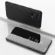 Atverčiamasis dėklas Clear View Case telefonui Oppo Find X5 Pro, juodas