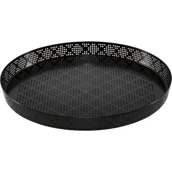 Kaiser Inspiration picos ir pyrago kepimo forma CrispTec, 28 cm, juoda