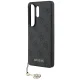 Guess 4G Classic Logo Charm MagSafe dėklas Samsung Galaxy S26 Ultra, juodas