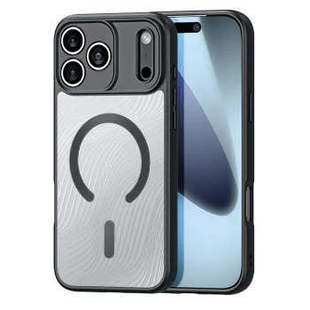 Dux Ducis AIMO Mag dėklas iPhone 17 Pro Max, juodas