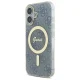 Guess dėklas iPhone 16 telefonui IML 4G MagSafe, mėlynas