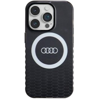 Audi IML Big Logo MagSafe dėklas, skirtas iPhone 14 Pro, juodas