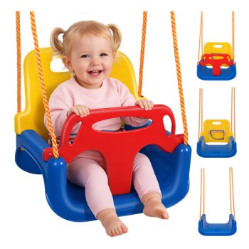 Kruzzel 3-in-1 Kids Swing, up to 30 kg