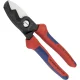 Kabelių žirklės KNIPEX 95 12 200 su dviguba briauna, 200 mm