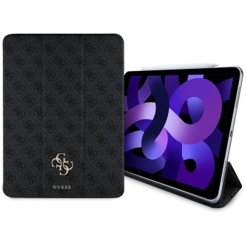 Guess Magnetic 4G Big Logo atverčiamas dėklas iPad Air 13" 2024, juodas
