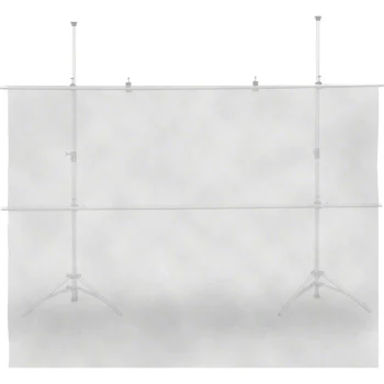 Walimex difuzinis audinys, 300x300 cm, baltas