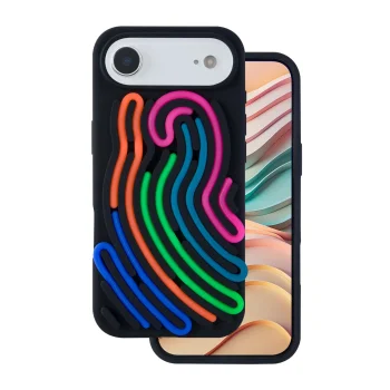 TFO DIY Snake dėklas telefonui iPhone 17 Air 6,6", juodas