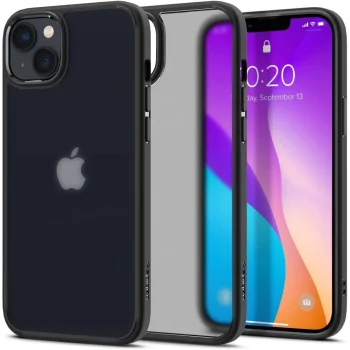 Spigen Ultra Hybrid dėklas, skirtas iPhone 14 Plus, Matte Black