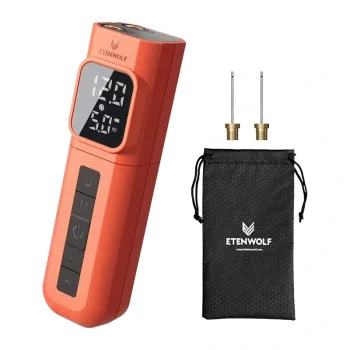 Elektrinis kamuolių siurblys Etenwolf P200, 2600 mAh, 17 PSI, oranžinis
