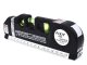 Laser Level with 2.5m Tape Measure and USB Charging, 3 Modes, Black