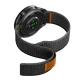 Spigen Athlex Air laikrodžio dirželis Garmin 22 mm Quick Release, juodas ir oranžinis