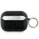 Karl Lagerfeld Monogram Choupette Head dėklas, skirtas AirPods Pro 2, juodas