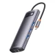 Baseus Metal Gleam Series 7-in-1 USB-C šakotuvas (3x USB 3.0, HDMI, PD, VGA, RJ45)