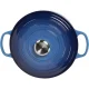 Ketaus puodas Le Creuset Signature 24 cm, 4.2 l, žydras