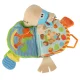 Donkey Sensory Soft Book with Rattle and Teether Toy for Babies