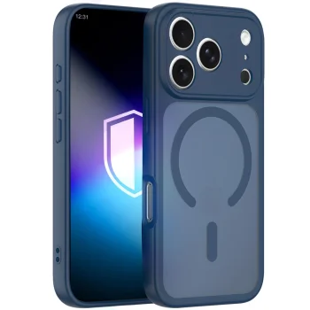Dėklas 3mk Misty MagCase, skirtas iPhone 17 Pro / 18 Pro, mėlynas