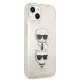 Karl Lagerfeld Glitter Karl\'s & Choupette dėklas iPhone 13 mini, auksinis