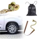 Anti-Skid Snow Chains for Car Tires 8-Piece Set