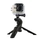 Laikiklis su mini trikoju GoPro SJCAM veiksmo kameroms, juodas