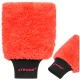 Automobilio plovimo pirštinė Xtrobb Coral Fleece 26.5 x 18 cm, raudona ir juoda