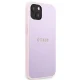 Apsauginis dėklas Guess Saffiano Hot Stamp iPhone 13 mini, violetinis