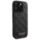 Karl Lagerfeld iPhone 16 Pro Max dėklas Leather Monogram Metal Logo MagSafe, juodas