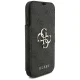Knygutės tipo dėklas Guess Book 4G Metal Logo, iPhone 18 Pro / 17 Pro, juodas