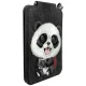 Nimmy Cute Pets 2.0 Panda magnetinis dėklas-piniginė su stovu, juodas